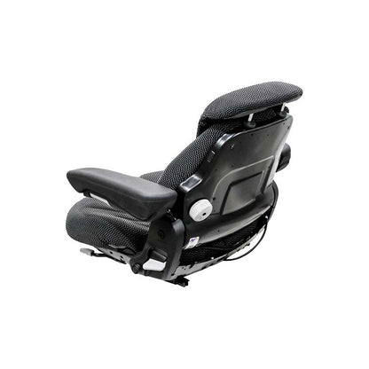 Uni Pro 741 Seat Top Assembly | With Operator Presence Switch | Black/Gray Fabric