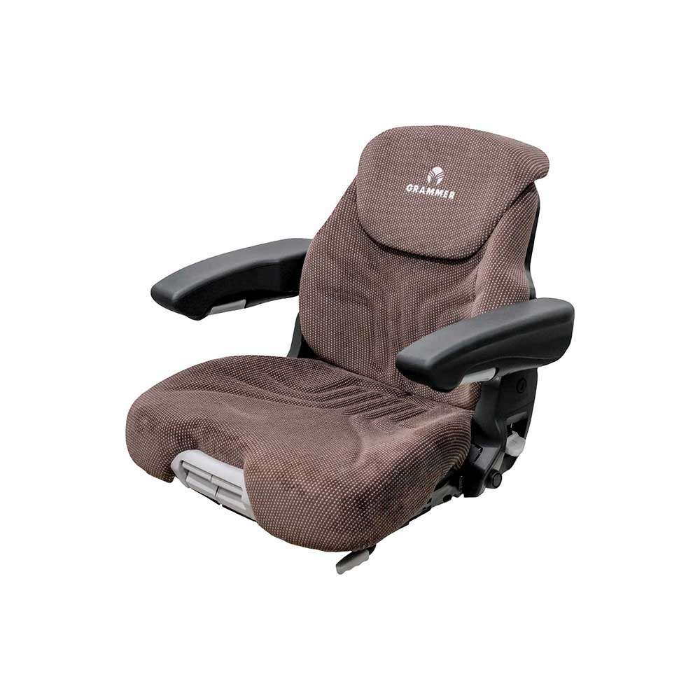 Uni Pro 741 Seat Top Assembly | With Operator Presence Switch | Brown Fabric