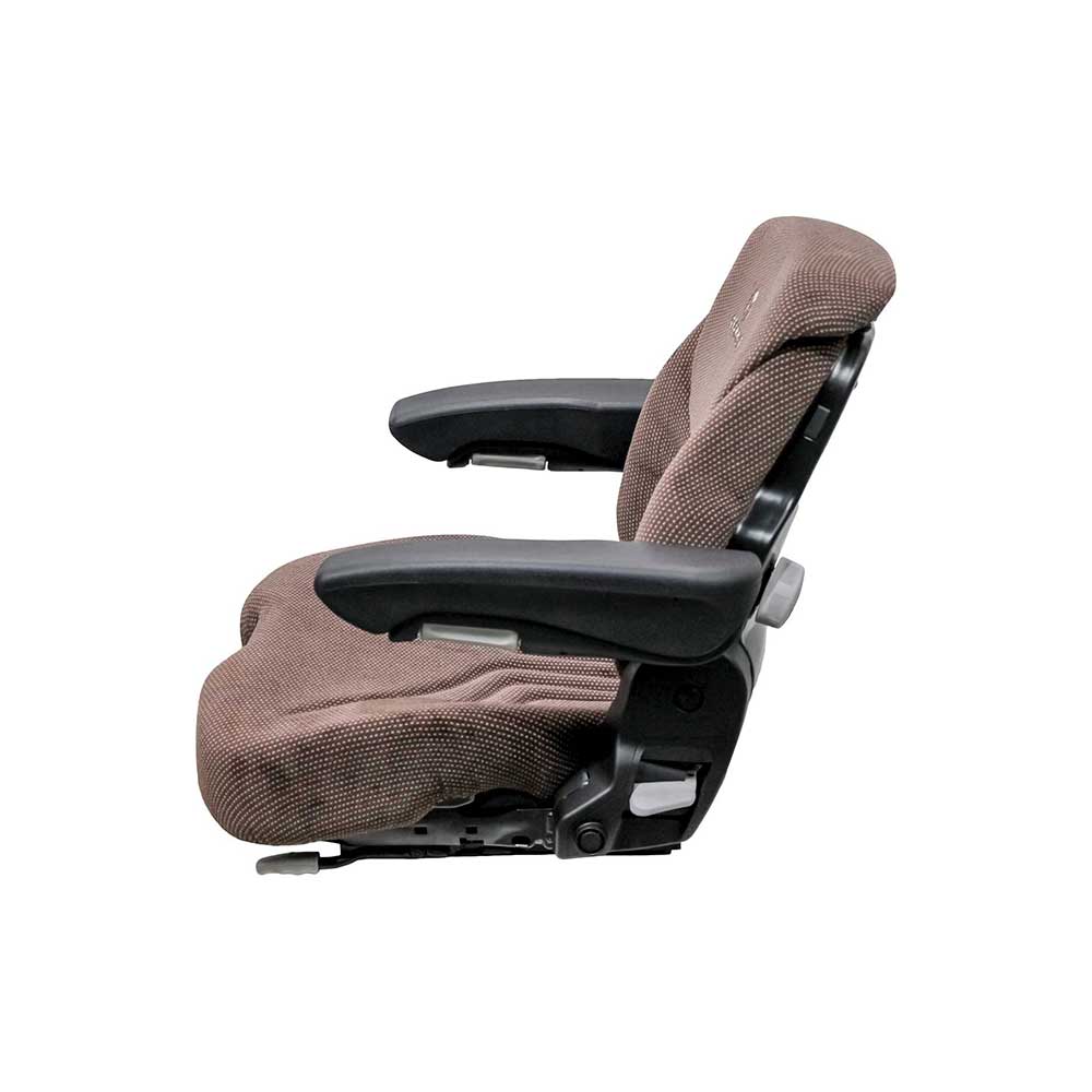 Uni Pro 741 Seat Top Assembly | With Operator Presence Switch | Brown Fabric