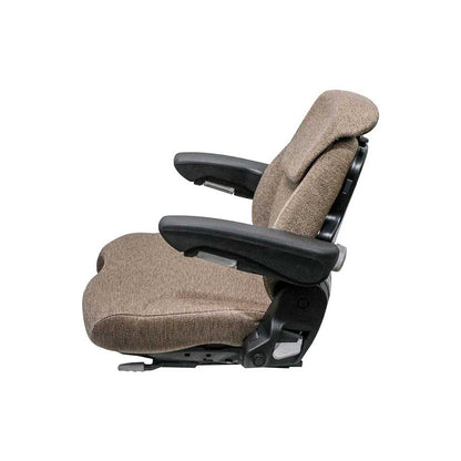 Uni Pro 741 Seat Top Assembly | With Operator Presence Switch | Cut/Sew Brown Fabric