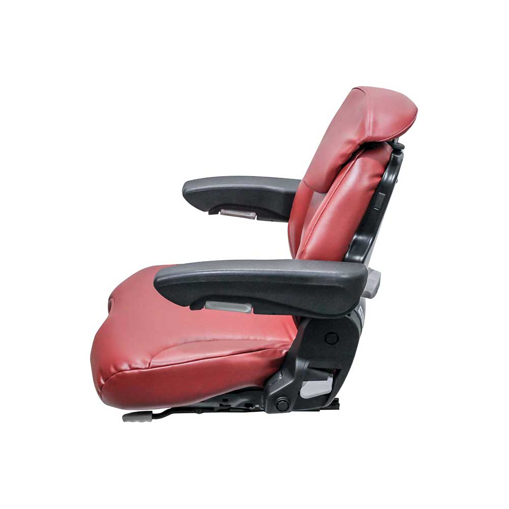 Grammer | 741 | Seat Top | Integrated Swivel | OPS Ready | Red Leatherette Vinyl | 8855