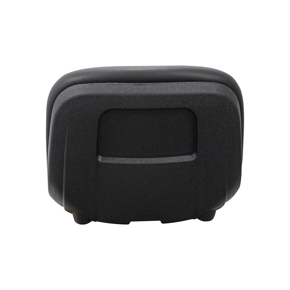 Milsco | XB150 | Bucket Seat | Low-Back | Drain Holes | Black Vinyl | 8017