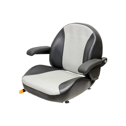 Uni Pro 1110 Seat Top Assembly | Black/Silver Vinyl