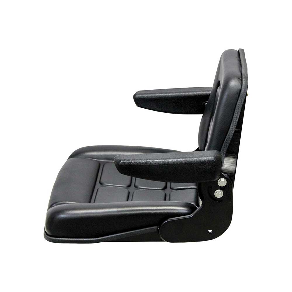 Uni Pro 142 Seat Top Assembly | With Armrests | Black Vinyl