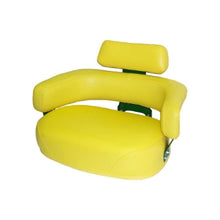 Uni Pro John Deere 4010 Seat Top Assembly | Green Powder Coat Frame | Yellow Vinyl