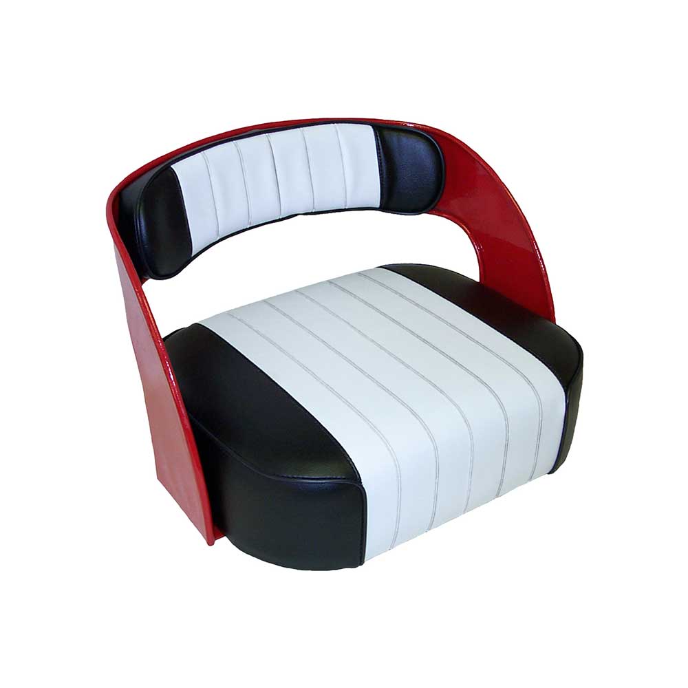 Uni Pro International Harvester 340 Deluxe Utility Seat Assembly | Orig. | Pleated Black & White Vin