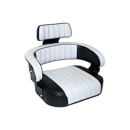 Uni Pro International Harvester 806 Seat Assembly | Original | Pleated Black & White Vinyl