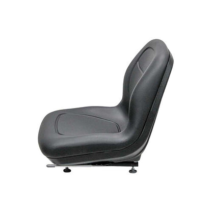 Milsco | XB180 | Bucket Seat | Mid-Back | OPS Ready | Black Vinyl | 8643