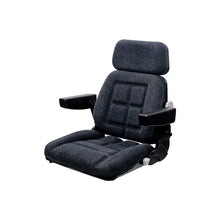Pilot | P81 | Seat Top Kit | Case IH 71 Magnum With Original Air-Oil | Armrests | Gray Fabric | 6556