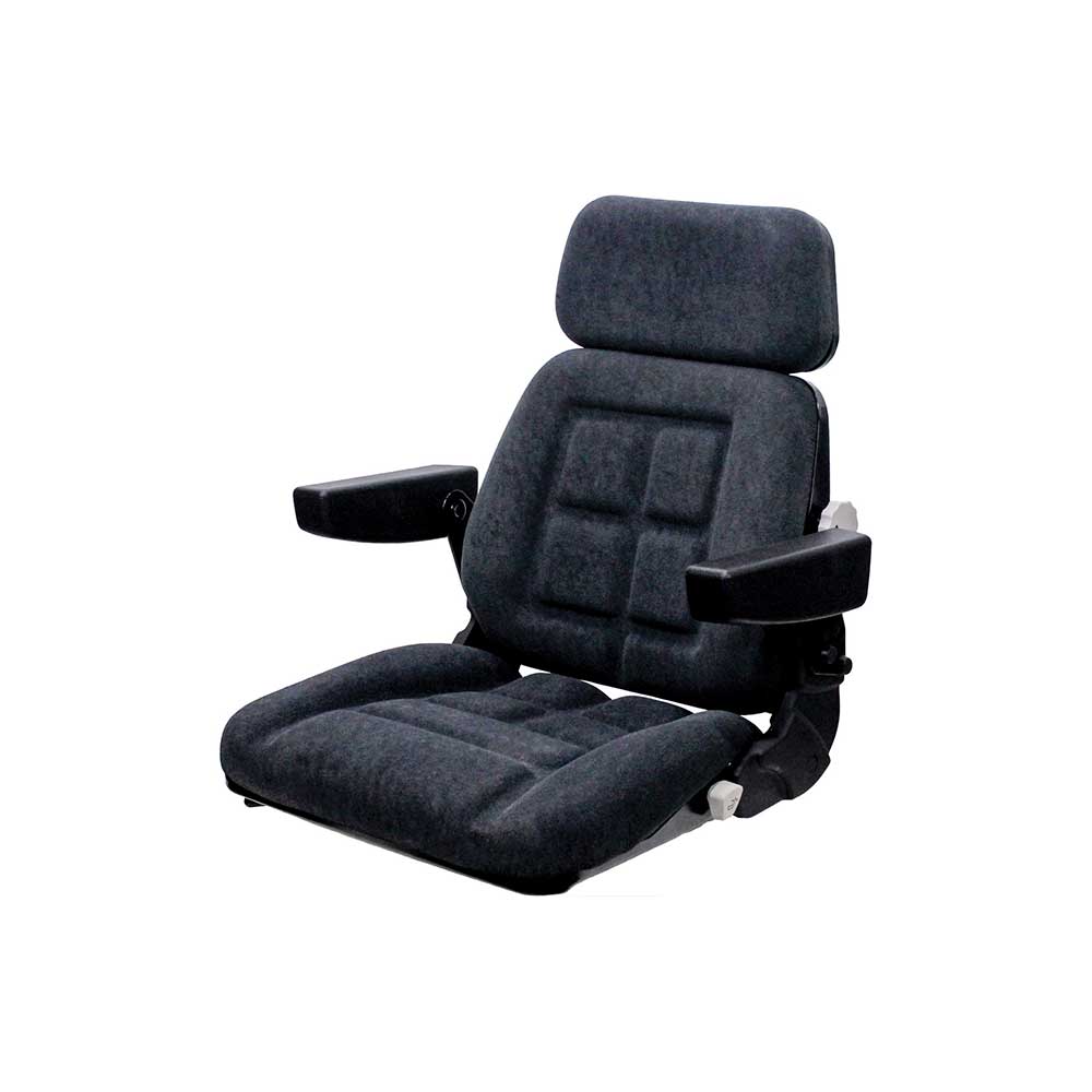 Uni Pro Case IH 71-89/9100-9300 600 Seat Top Assembly Kit | Original Swivel | Gray Fabric