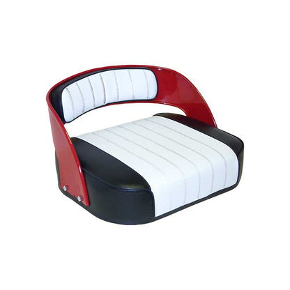 Uni Pro International Harvester 560 Deluxe Seat Assembly | Original | Pleated Black & White Vinyl