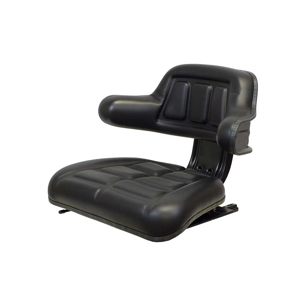 Pilot | Seat Top | Wrap Around Backrest | Slide Rails | Black Vinyl | 7613