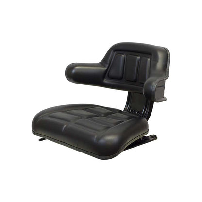 Pilot | Seat Top | Wrap Around Backrest | Slide Rails | Black Vinyl | 7613
