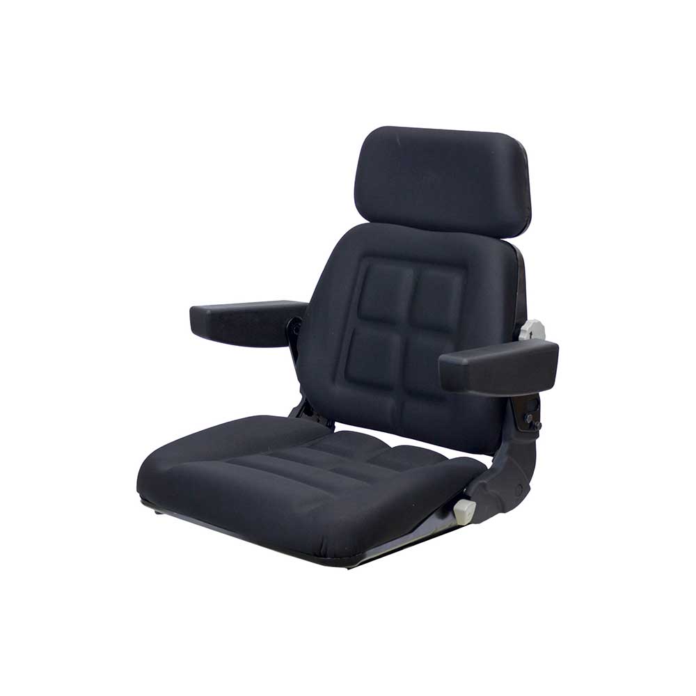 Pilot | Seat Top | Armrests | Slide Rails | Black Fabric | 7615