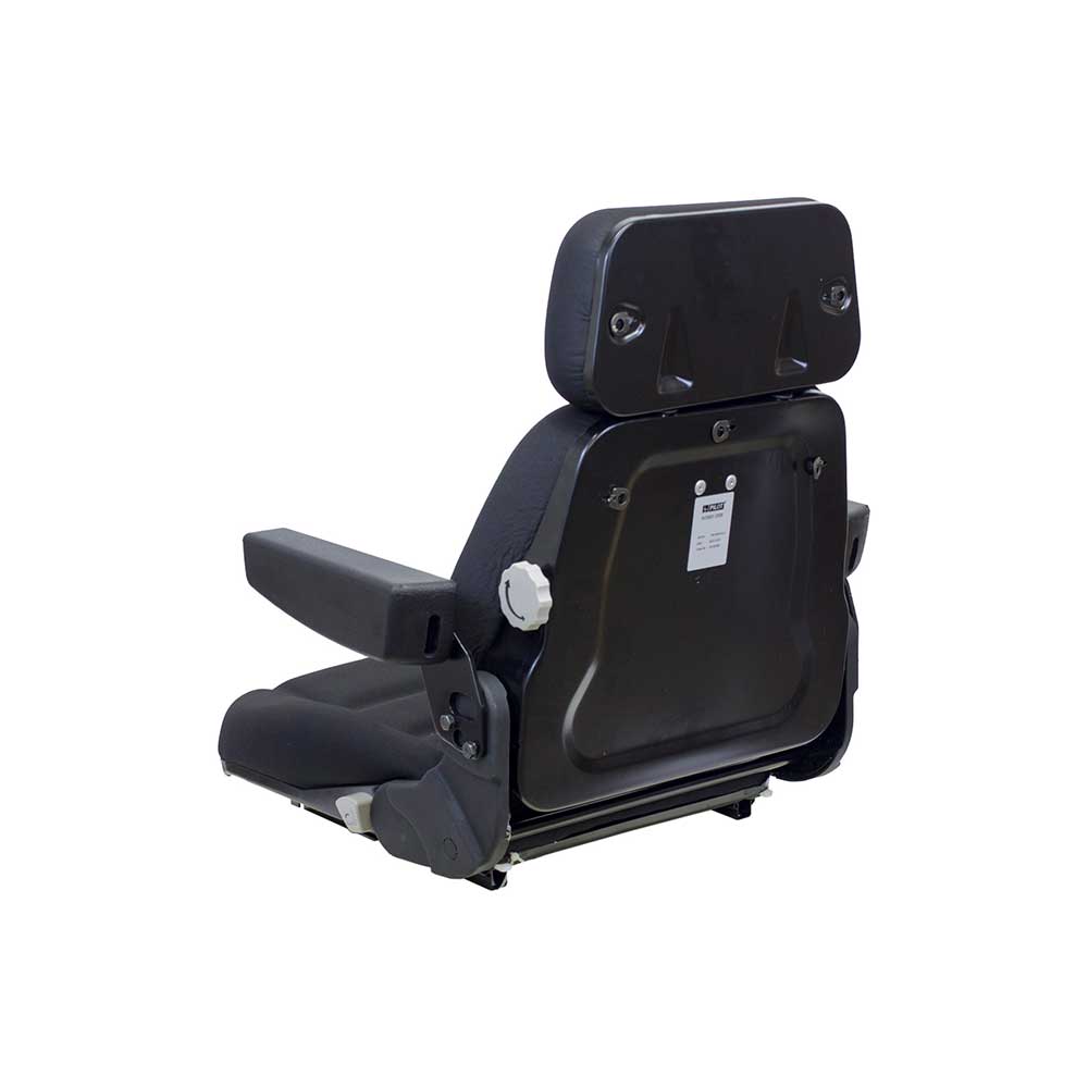 Pilot | Seat Top | Armrests | Slide Rails | Black Fabric | 7615