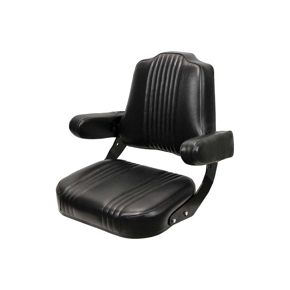 Uni Pro International Harvester 56/66 Original Seat Assembly | Pleated Black Vinyl