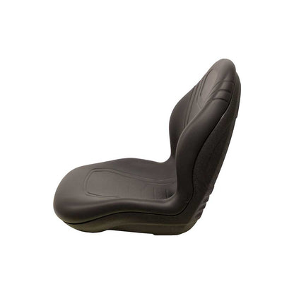 Milsco | XB200 | Bucket Seat Kit | Kubota BX Series | High-Back | Black Vinyl | 6831