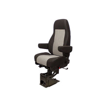 Uni Pro 1115 Semi Truck Seat | High-Back | Black/Gray Mordura Fabric