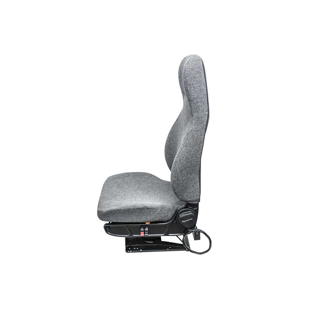 National Seating | Ensign Lo Truck Seat | High Back | Gray Mordura Fabric | 71123.031