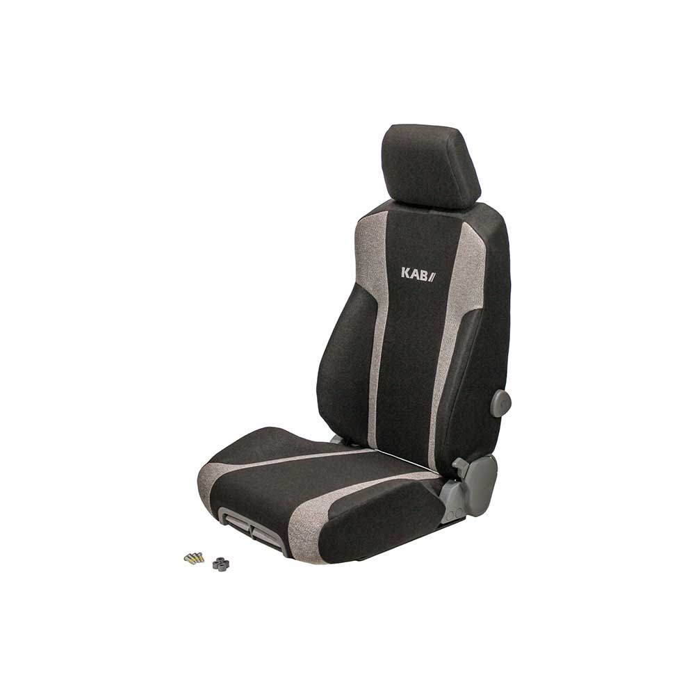 KAB | K4 | Seat Top | Black/Gray Fabric | 237548-03