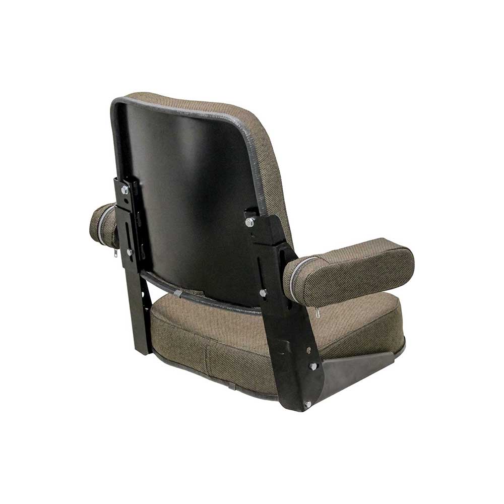 Uni Pro John Deere 200 Comfort Classic Seat Top Assembly | Brown Fabric