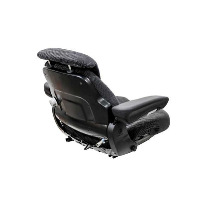 Uni Pro 741 Seat Top Assembly | With Integrated Swivel | Black/Gray Fabric