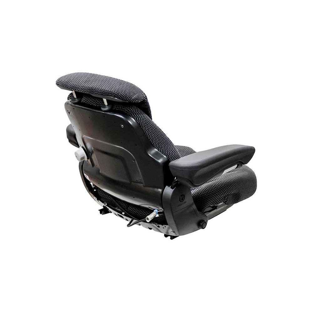 Uni Pro 741 Seat Top Assembly | With Operator Presence Switch | Black/Gray Fabric