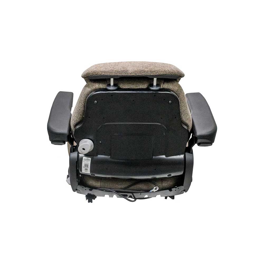 Uni Pro 741 Seat Top Assembly | With Operator Presence Switch | Cut/Sew Brown Fabric