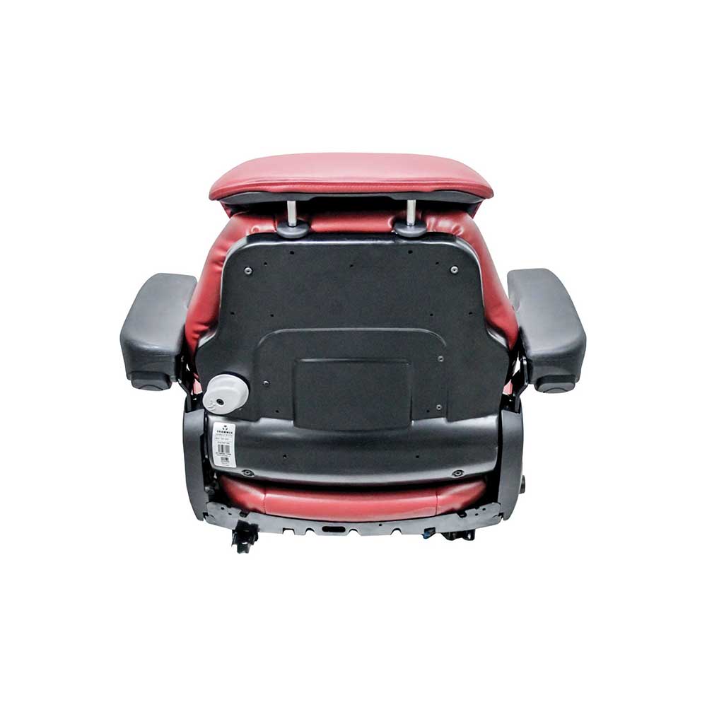 Grammer | 741 | Seat Top | OPS | Armrests | Red Leatherette Vinyl | 8791