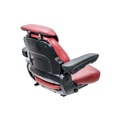 Grammer | 741 | Seat Top | OPS | Armrests | Red Leatherette Vinyl | 8791