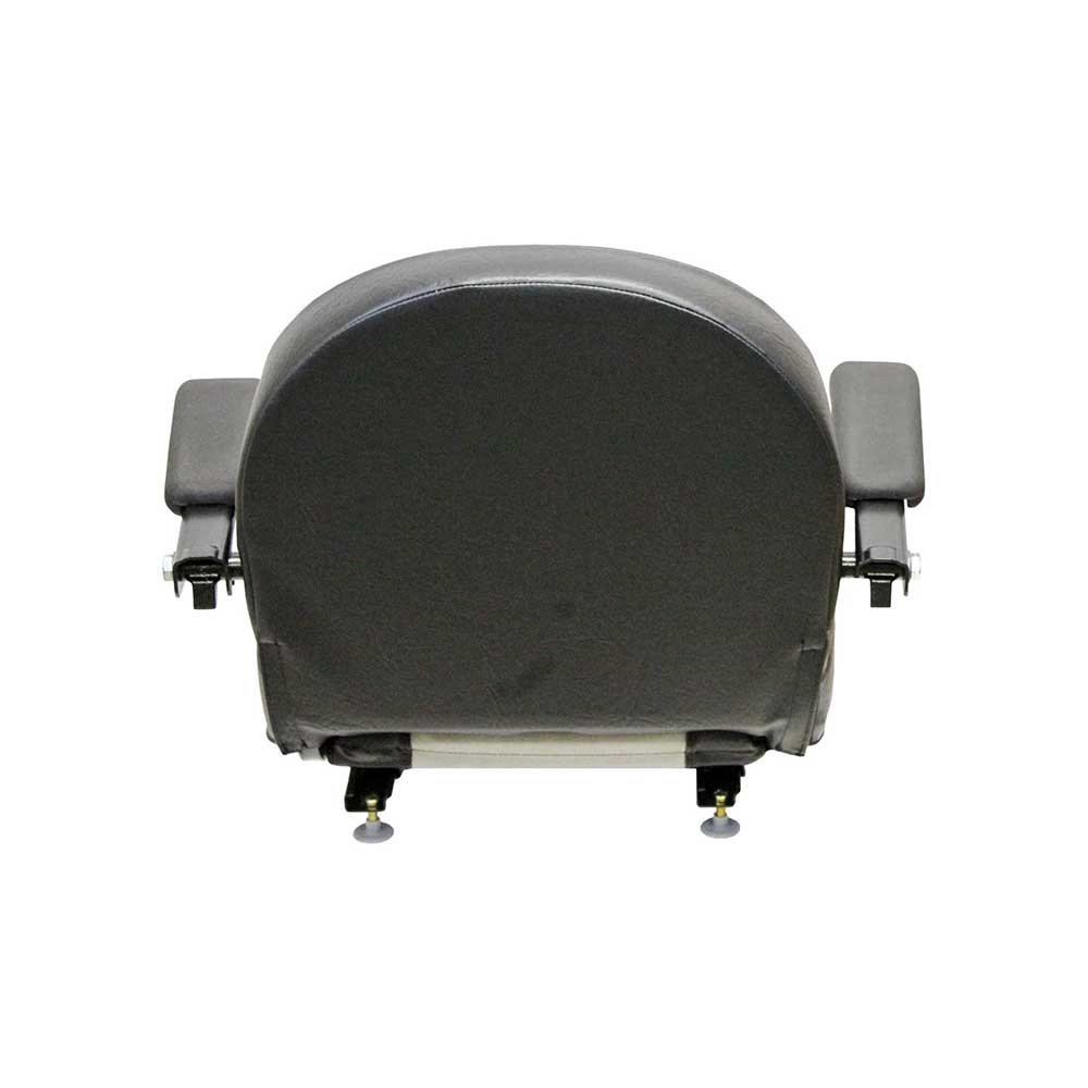 Uni Pro 1110 Seat Top Assembly | Black/Silver Vinyl
