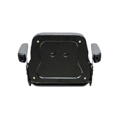 Uni Pro 142 Seat Top Assembly | With Armrests | Black Vinyl