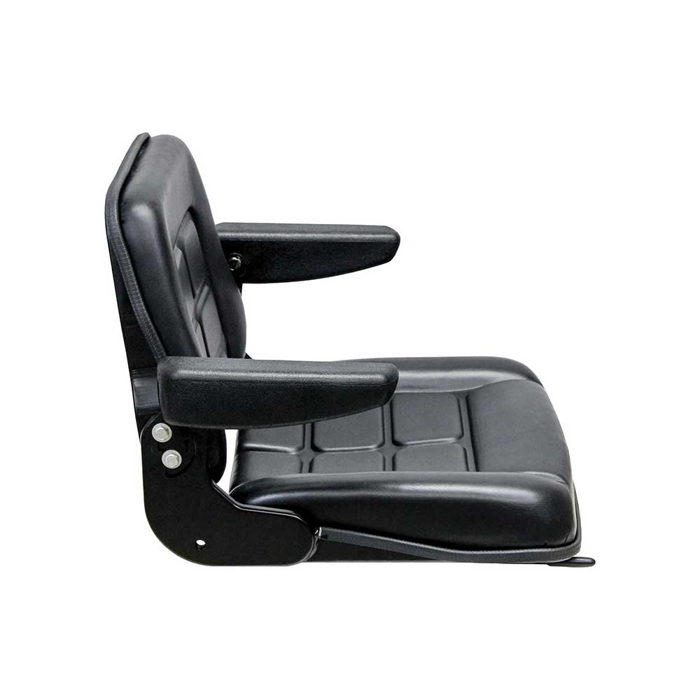Uni Pro 142 Seat Top Assembly | With Armrests | Black Vinyl