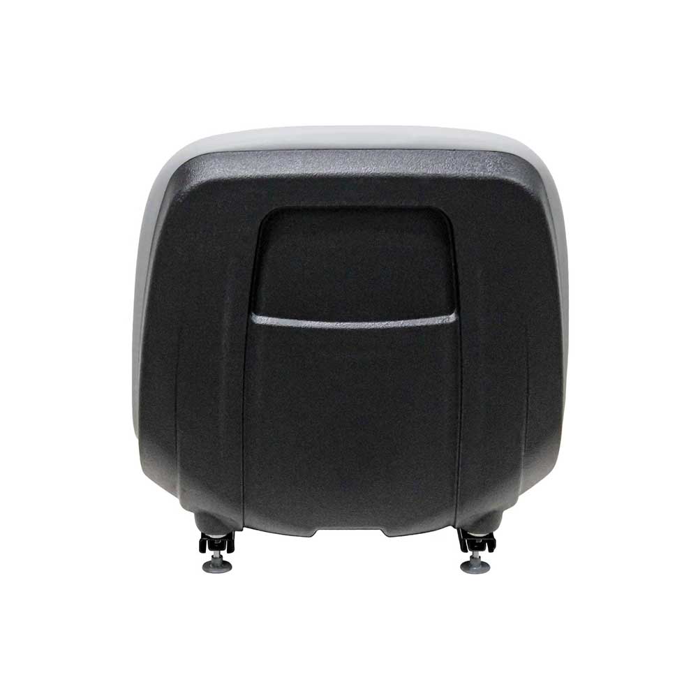 Uni Pro 128 Bucket Seat | With Slide Rails & 1 Normally Open OPS | Gray Vinyl