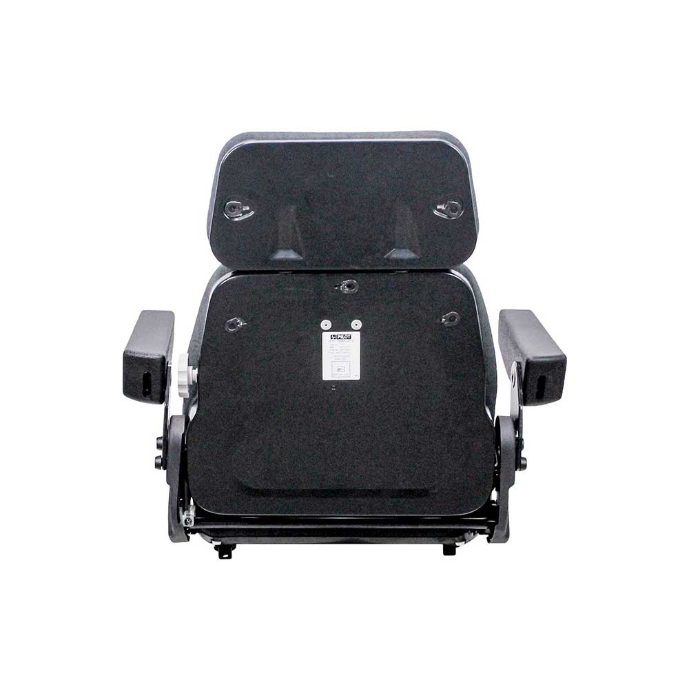 Pilot | P81 | Seat Top Kit | Case IH 71 Magnum With Original Air-Oil | Armrests | Gray Fabric | 6556