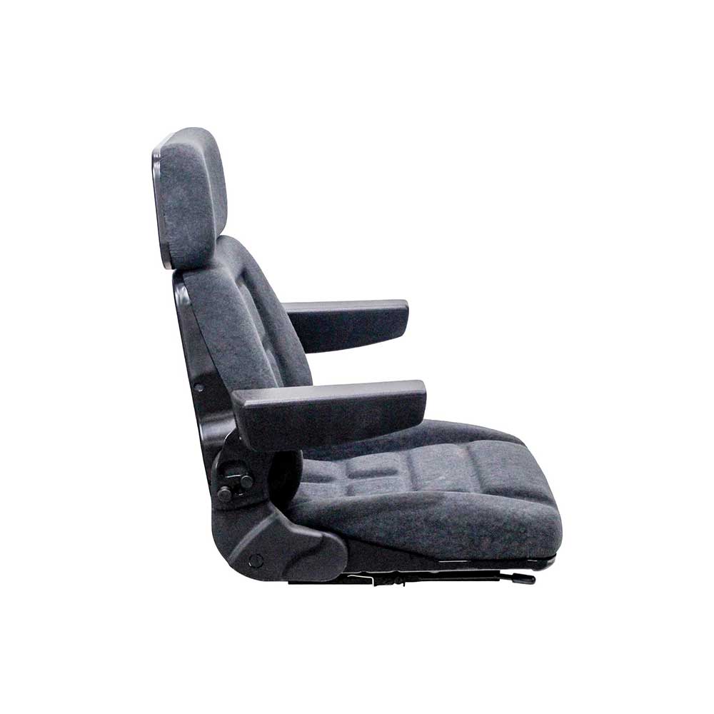 Pilot | P81 | Seat Top Kit | Case IH 71 Magnum With Original Air-Oil | Armrests | Gray Fabric | 6556