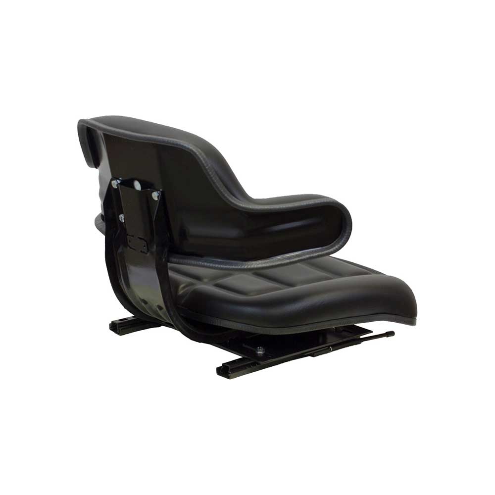 Pilot | Seat Top | Wrap Around Backrest | Slide Rails | Black Vinyl | 7613
