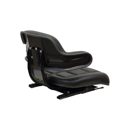 Pilot | Seat Top | Wrap Around Backrest | Slide Rails | Black Vinyl | 7613