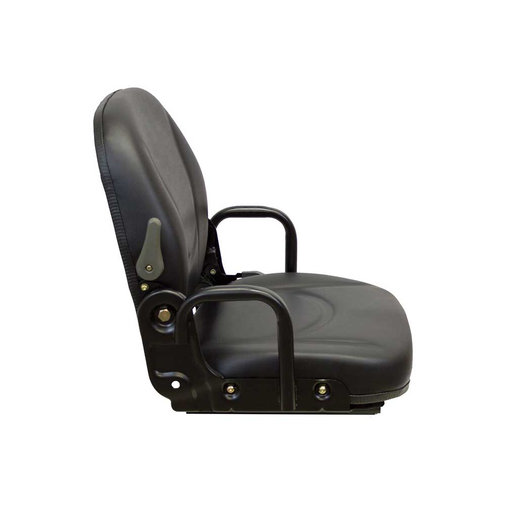 Uni Pro 1708 Seat Top Assembly | With Hip Restraints | Black Vinyl