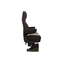 Uni Pro 1115 Semi Truck Seat | High-Back | Black/Gray Mordura Fabric