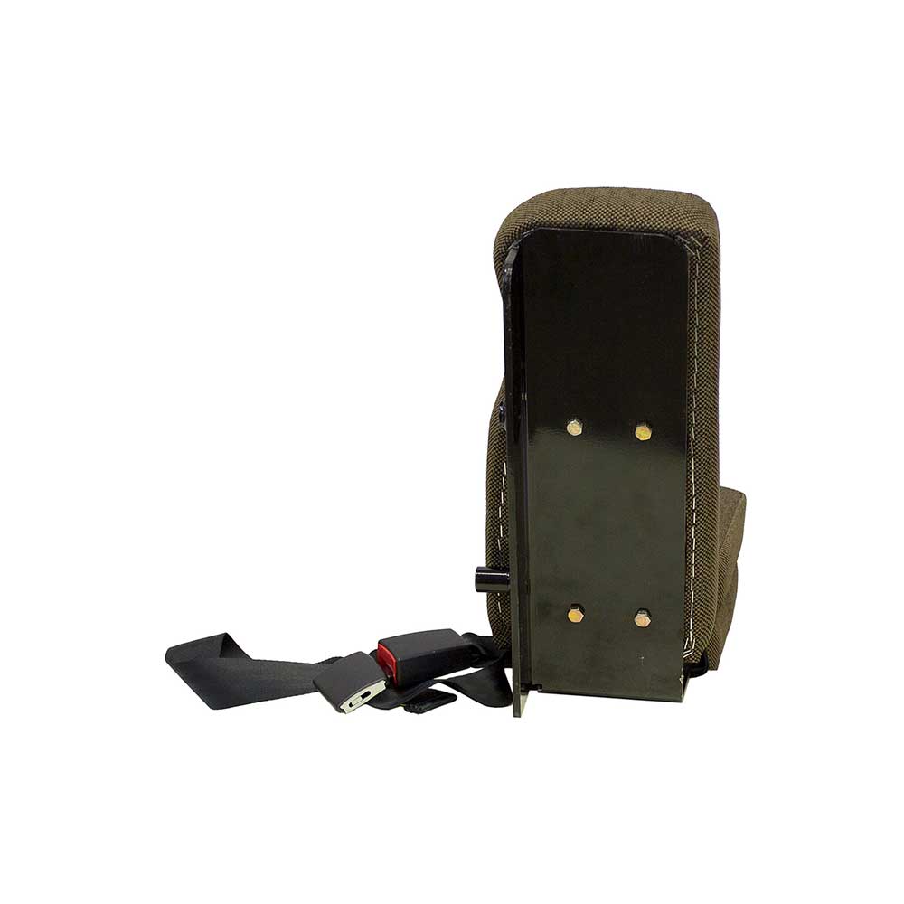 Uni Pro Instructional Buddy Seat for John Deere Sound-Gard™ Cab Tractors | Dark Kayak Brown Fabric