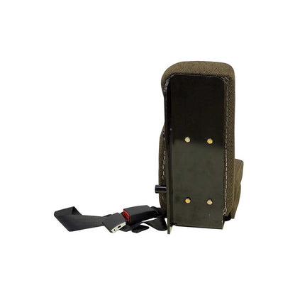 Uni Pro Instructional Buddy Seat for John Deere Sound-Gard™ Cab Tractors | Dark Kayak Brown Fabric
