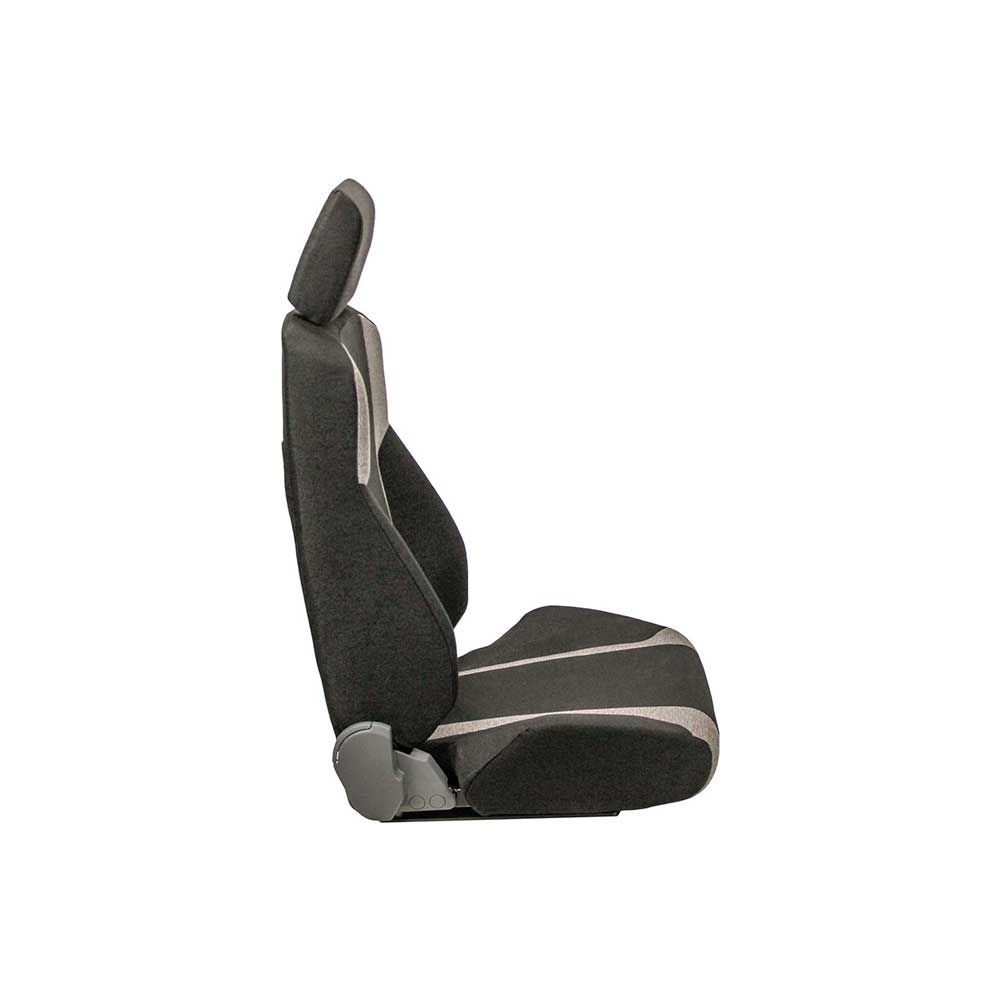 KAB | K4 | Seat Top | Black/Gray Fabric | 237548-03