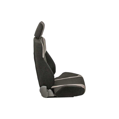 KAB | K4 | Seat Top | Black/Gray Fabric | 237548-03