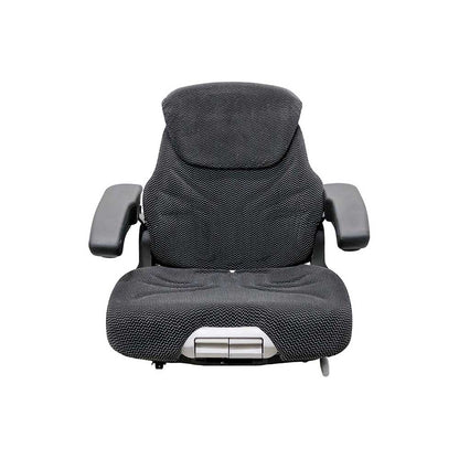 UniPro 741 Seat Top Assy W/Operator Presence Switch And Integrated Swivel Black/Gray Fabric