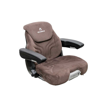 Grammer | 741 | Seat Top | OPS | Armrests | Brown Fabric | 8788