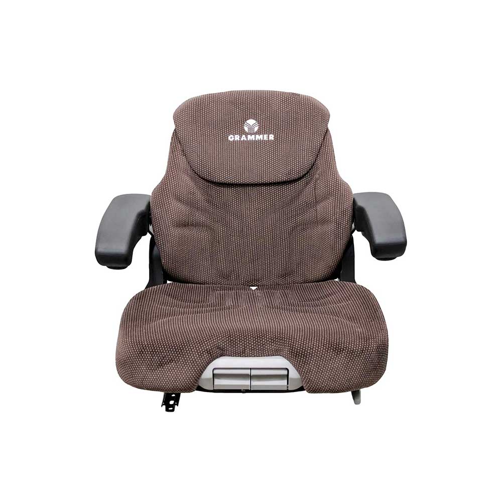 Grammer | 741 | Seat Top | OPS | Armrests | Brown Fabric | 8788