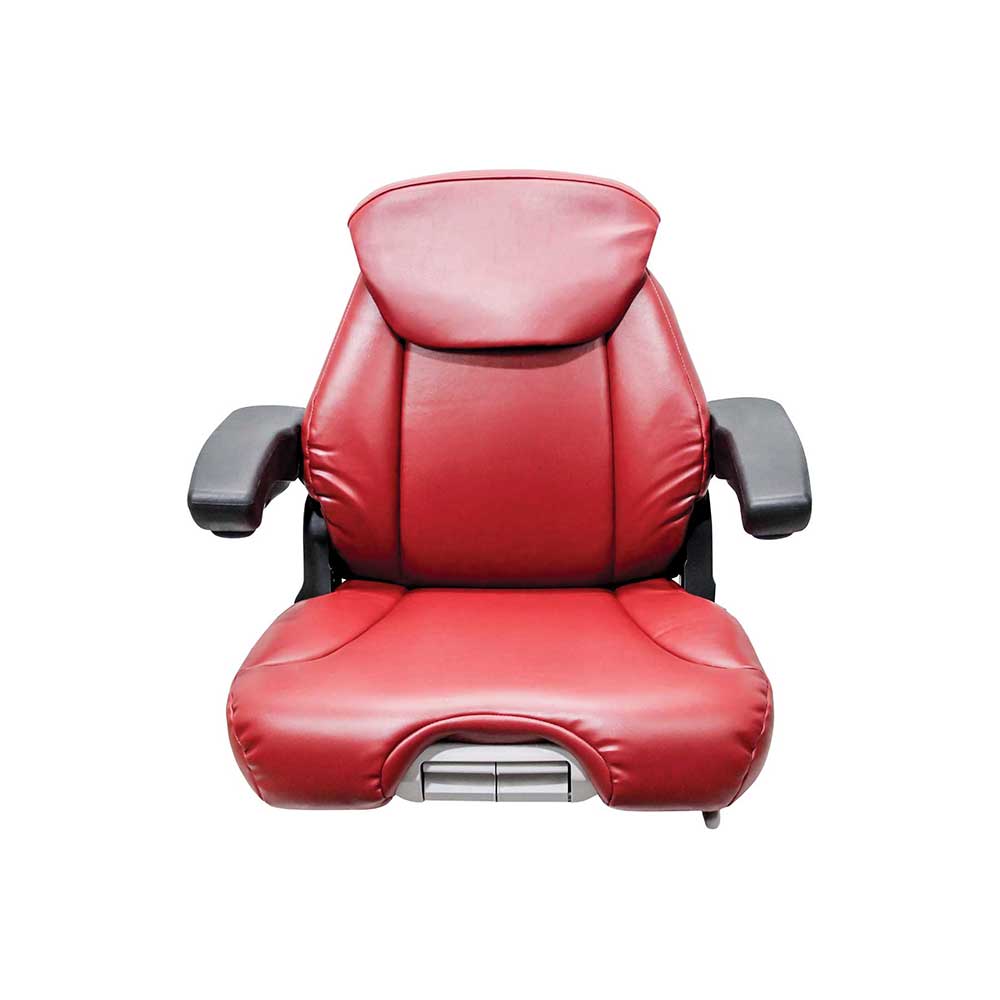 Grammer | 741 | Seat Top | OPS | Armrests | Red Leatherette Vinyl | 8791