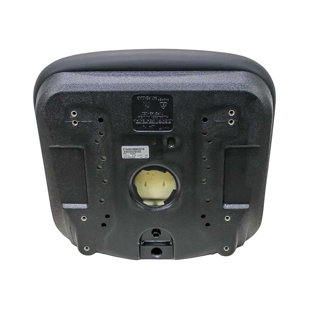 Milsco | XB150 | Bucket Seat | Low-Back | Drain Holes | Black Vinyl | 8017