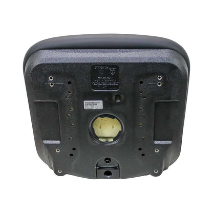 Milsco | XB150 | Bucket Seat | Low-Back | Drain Holes | Black Vinyl | 8017